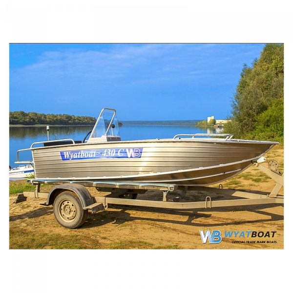 Алюминиевый катер Wyatboat - 430 C