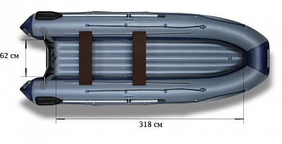 Лодка надувная Флагман 420 IGLA