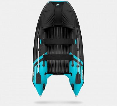 Лодка надувная Gladiator E 330 PRO черно/бирюзовый