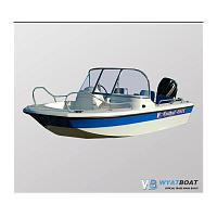 Стеклопластиковый катер Wyatboat - 430 DC (тримаран)