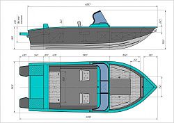 Алюминиевая лодка Триера 470 Фиш Комфорт №02429