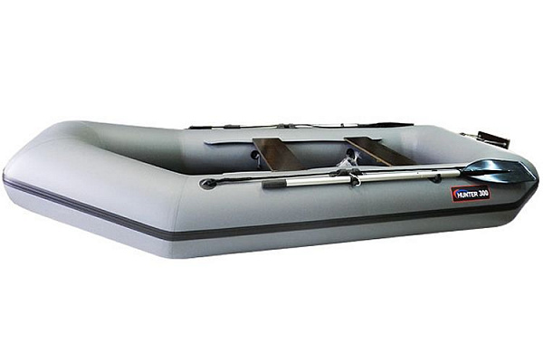 Лодка надувная Хантер 300 ЛТ (серый)