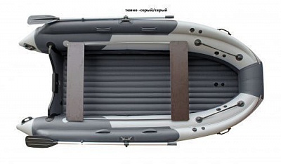 Лодка надувная SKAT TRITON 390 Fi Темно-Серый/Серый