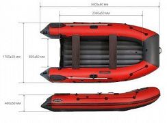 Лодка надувная Reef 340 НД Тритон