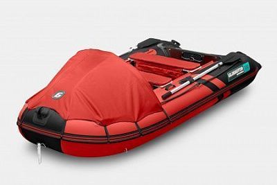 Лодка надувная Gladiator Active C 330 AL красно/черный