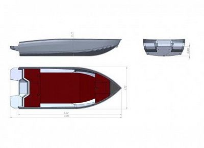 Алюминиевая лодка Xstream 420