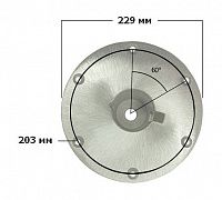 Основание D229 мм врезное для стоек Taper-Lock