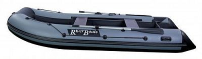 Лодка надувная River Boats RB - 330 Черно-Серый