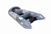 Лодка надувная Gladiator E 420 PRO светло/темносерый