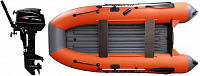 Лодка надувная Altair HD - 330 НДНД+ Лодочный мотор Hidea HD 9,8 FHS
