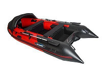 Лодка надувная Gladiator E 380 PRO красно/черный