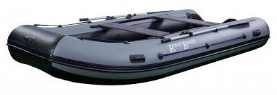 Лодка надувная River Boats RB - 370  НДНД Черно-Серый