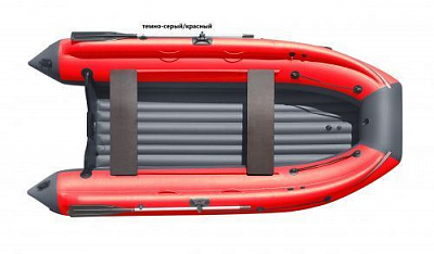 Лодка надувная REEF TRITON 420 Fi НД Темно-Серый/Красный