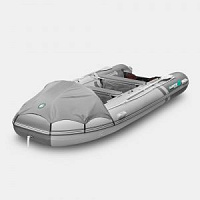 Лодка надувная Gladiator E 380 PRO светло/темносерый