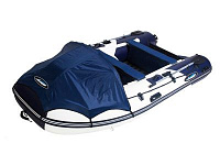 Лодка надувная Gladiator E 380 PRO красно/черный