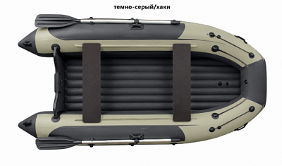 Лодка надувная SKAT TRITON 390 Fi Темно-Серый/Хаки