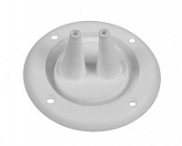 Уплотнитель для 2-х тросов управления белый, д. 105 мм