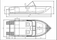 Аллюминиевая лодка Триера 390 Комфорт