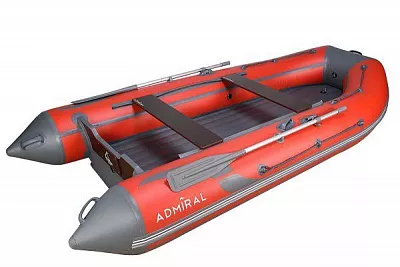 Лодка надувная Адмирал 360 НДНД красный