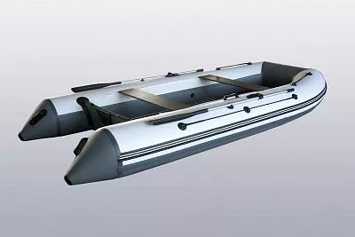 Лодка надувная Big Boat Bering (Беринг) 380 К черный/белый